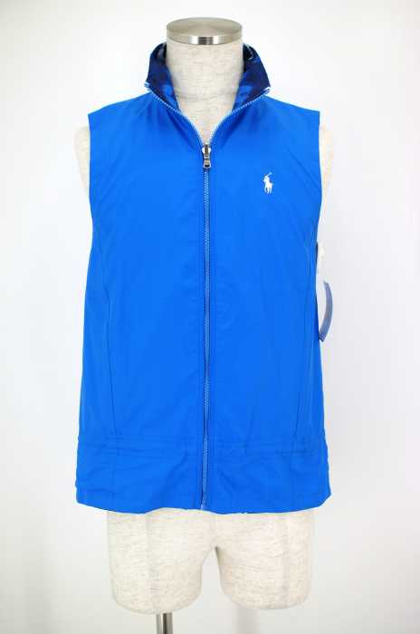 POLO GOLF RALPH LAWREN （ポロゴルフラルフローレン） ワンポイント刺繍入りリバーシブルベスト メンズ アウター
