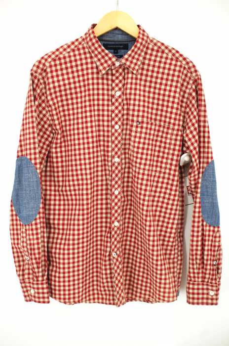 TOMMY HILFIGER（トミーヒルフィガー） ギンガムチェック エルボーパッチ メンズ トップス