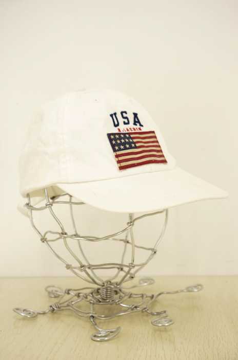 POLO RALPH LAUREN （ポロラルフローレン） 6パネルキャップ 星条旗 USA メンズ 帽子
