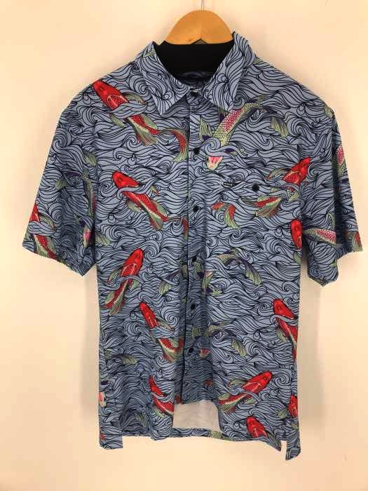 Hurley(ハーレー) 鯉 総柄 半袖ショートスリーブ シャツ メンズ トップス