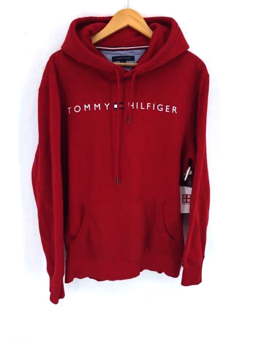TOMMY HILFIGER(トミーヒルフィガー) ロゴプリント プルオーバーパーカー メンズ トップス