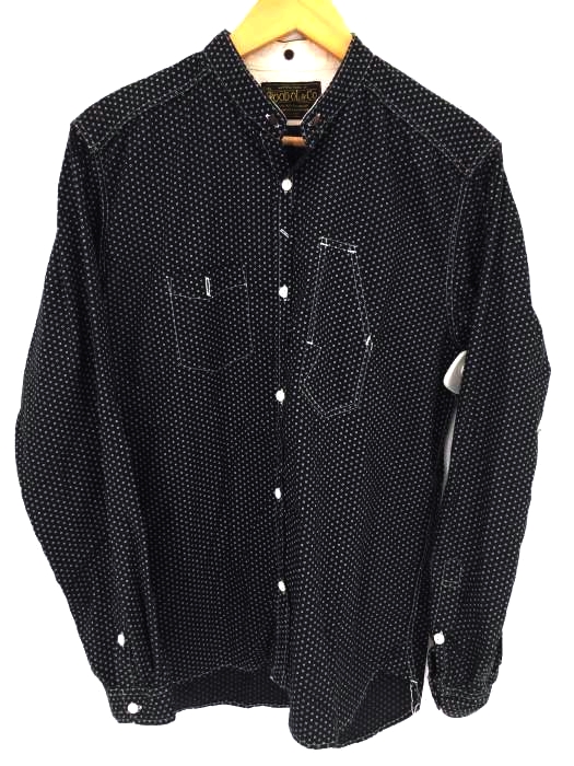 GOOD OL&CO（グッドオルアンドコー） ドット柄 スタンドカラーシャツ メンズ トップス