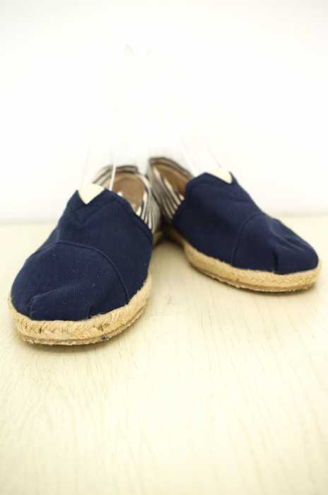 TOMS (トムス) ボーダー切替フラットシューズ レディース シューズ