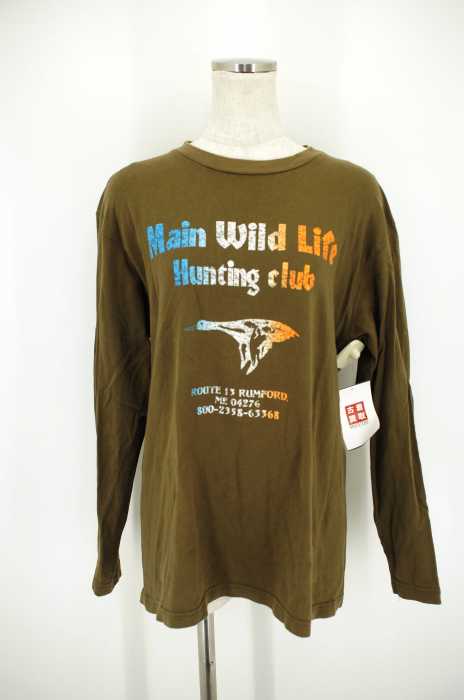 UNITED ARROWS green label relaxing （ユナイテッドアローズグリーンレーベルリラクシング） プリント入りロングスリーブTシャツ メンズ トップス