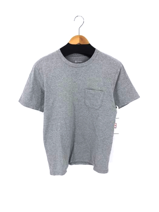 nano universe（ナノユニバース） クルーネック ポケットTシャツ 