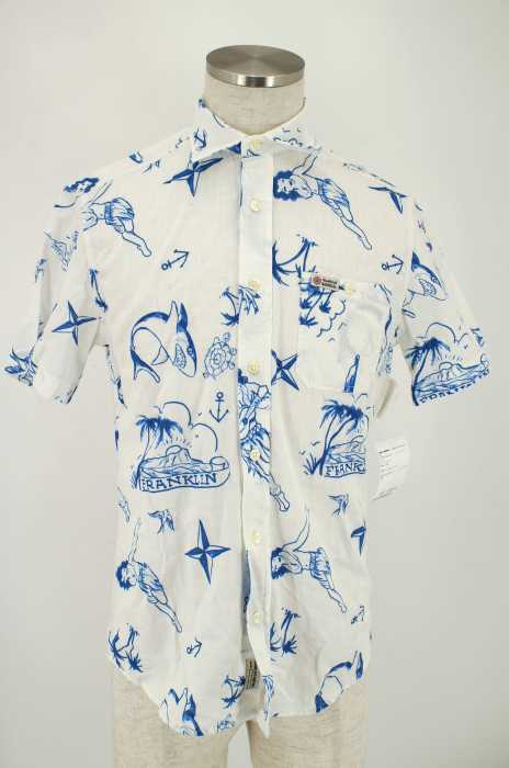 FRANKLIN&MARSHALL （フランクリンマーシャル） HOLLYWOOD ALOHA BLUE メンズ トップス
