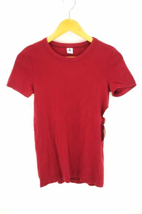 PETIT BATEAU（プチバトー） コットンクルーネックカットソー レディース トップス
