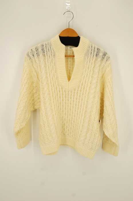 SLY(スライ) WAVE CABLE LG TOPS ウェーブケーブルニット レディース トップス