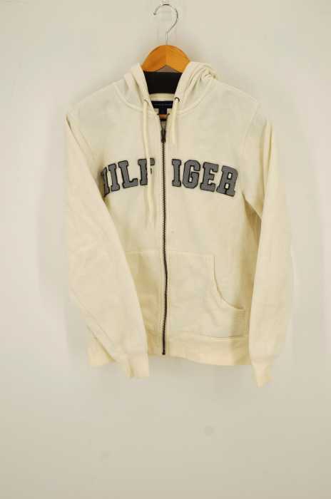 TOMMY HILFIGER （トミーヒルフィガー） ロゴワッペン付き　ジップアップパーカー メンズ トップス