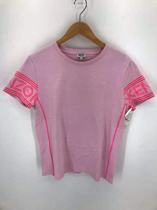 KENZO(ケンゾー) ブランドロゴ袖デザインクルーネックTシャツ レディース トップス