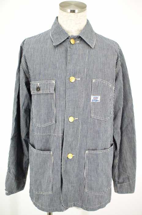 JOE McCOYS (ジョーマッコイ) ヒッコリーカバーオールジャケット メンズ アウター