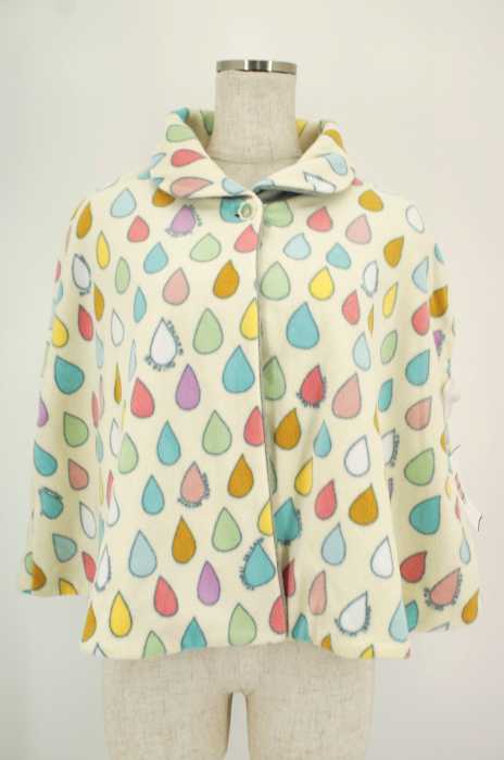 tsumori chisato SLEEP (ツモリチサトスリープ) しずく柄ポンチョ ケープ レディース トップス