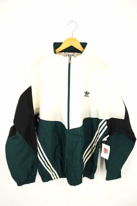 adidas （アディダス） 80年代後半 トレフォイルロゴ ジップアップナイロンジャケット メンズ トップス