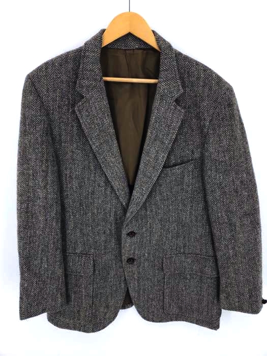 Harris Tweed（ハリスツイード） 2B ウールテーラードジャケット メンズ アウター