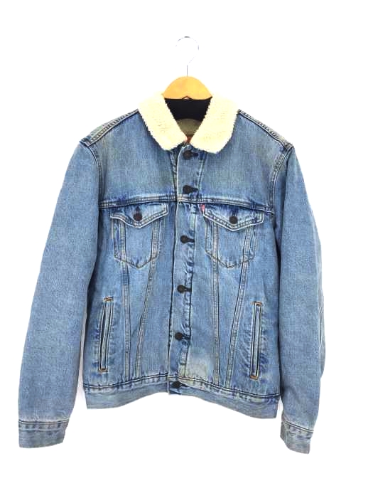 Levis（リーバイス） 襟ボアデニムジャケット メンズ アウター