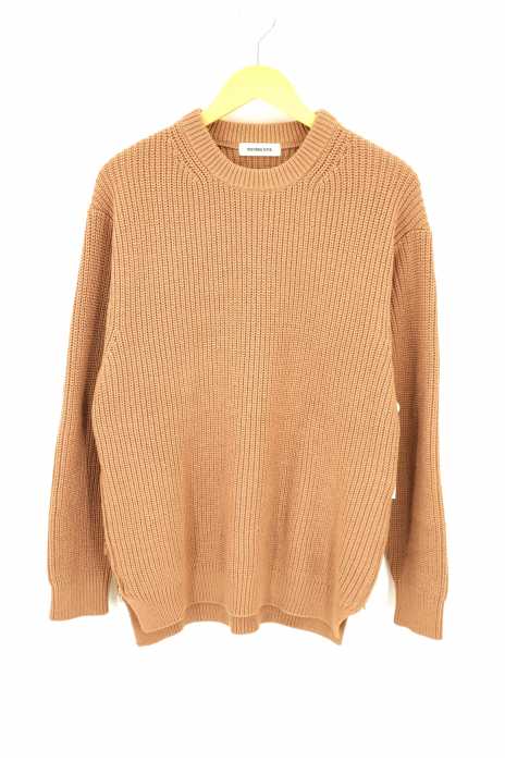 MONKEY TIME （モンキータイム） サイドジップ クルーネックニット Crew Neck Ribbed Jumper メンズ トップス