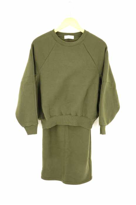 B Ming By Beams ビーミングバイビームス 裏毛 クルーネックスウェット タイトスカート レディース セットアップ ブランド 古着買取販売バズストア