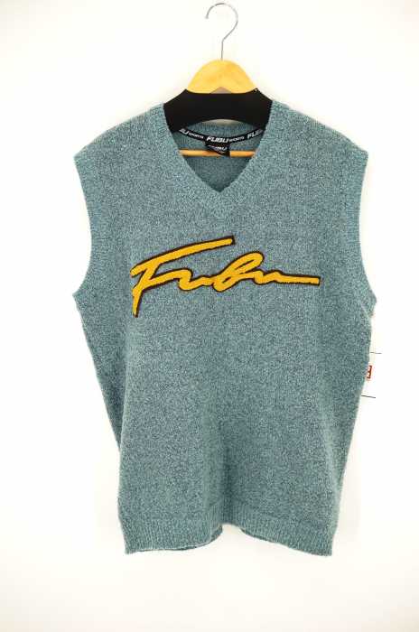 FUBU（フブ） OLD ロゴ入り ニットベスト メンズ トップス