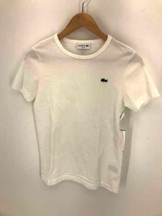 LACOSTE（ラコステ） ロゴワッペンベーシッククルーネックTシャツ レディース トップス