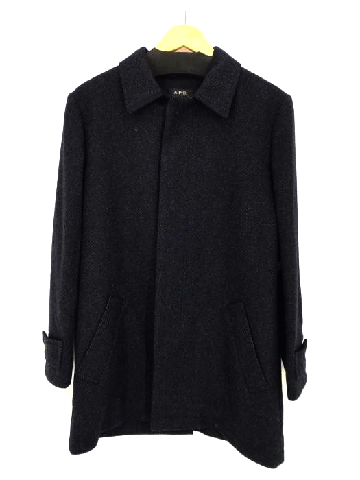 A.P.C.（アーペーセー） Robert NOBLE 比翼 ヘリンボーンウールジャケット メンズ アウター