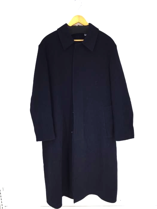 処分価格❗️【美品】UNIQLO JW ANDERSONダブルフェイスシングル ユニクロ × JW ANDERSON ダブルフェイスシングルコート S ダーク