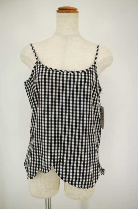 robe de chambre COMME des GARCONS （ローブドシャンブルコムデギャルソン） AD2003　ギンガムチェック　カットオフ レディース トップス