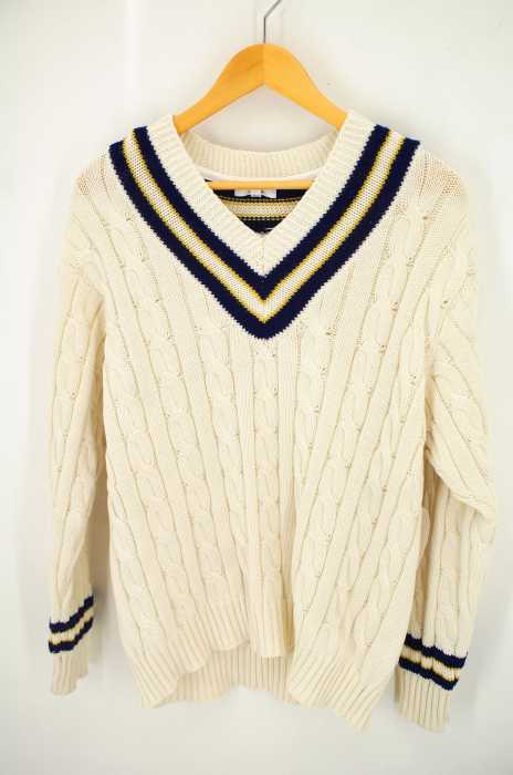BEAUTY & YOUTH UNITED ARROWS (ビューティーアンドユースユナイテッドアローズ) ワイドフォルム チルデン Vネック ニット メンズ トップス