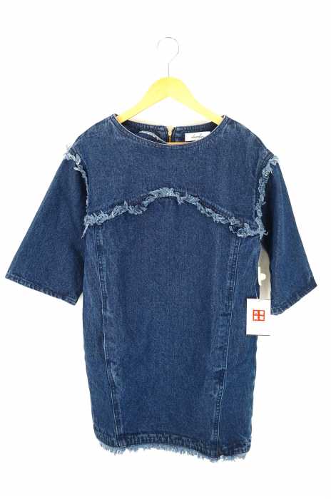 dazzlin (ダズリン) カットオフ デニムコクーンワンピース レディース ワンピース