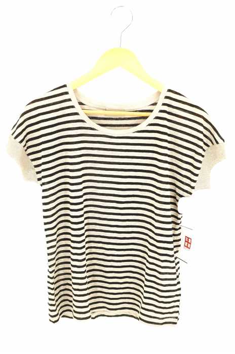 MARGARET HOWELL (マーガレットハウエル) ボーダークルーネックTシャツ レディース トップス