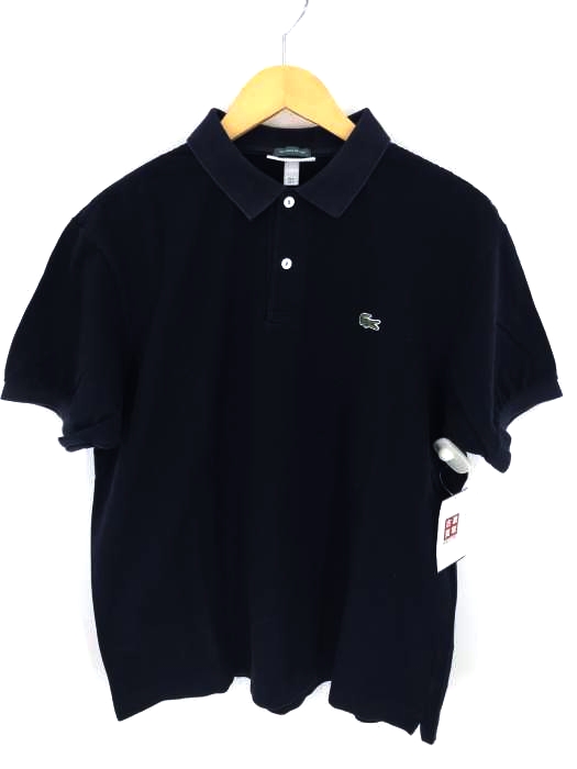 LACOSTE（ラコステ） CLASSIC FIT ブランドロゴ刺繍入り半袖ポロシャツ メンズ トップス