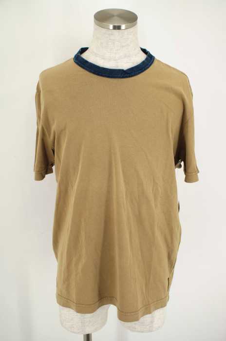 ARMANI JEANS （アルマーニジーンズ） クルーネック切替半袖Tシャツ メンズ トップス