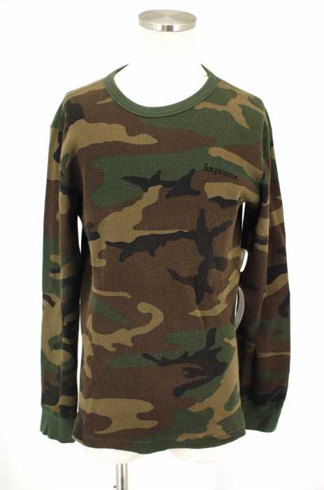 Supreme （シュプリーム） Camo Waffle Thermal メンズ トップス