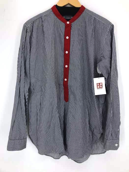 SOPHNET.(ソフネット) BAND COLLAR PULL OVER LONG SHIRT メンズ トップス