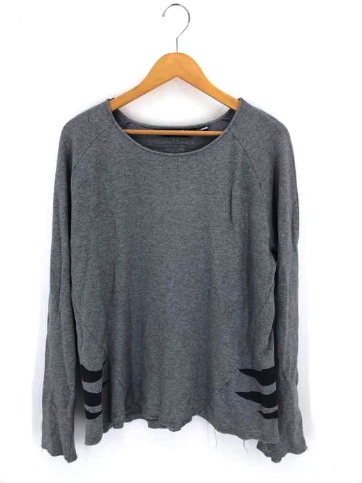Alexander McQueen（アレキサンダーマックイーン） バックプリント カットオフ ロングスリーブTシャツ ロンT メンズ トップス