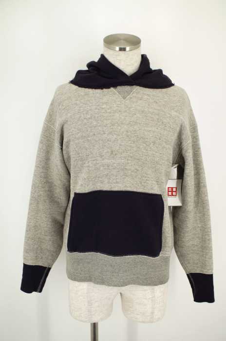 Size【M】butcher productsパーカー Butcher Products （ブッチャープロダクツ） バイカラープルオーバー