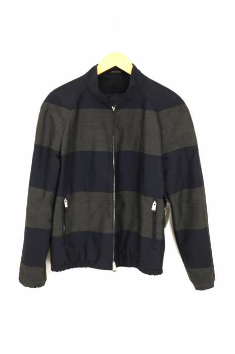 EMPORIO ARMANI （エンポリオアルマーニ） MADE IN ITALY スウィングトップ ジップアップジャケット ブルゾン メンズ アウター