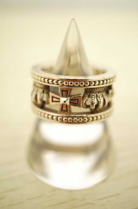 JUSTIN DAVIS (ジャスティンディヴィス) MEDIEBAL WEDDING BAND 王冠クロスリング レディース アクセサリー