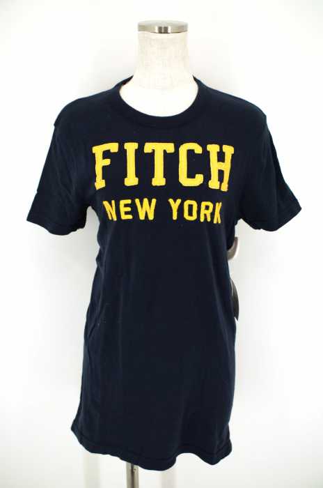 Abercrombie & Fitch （アバクロンビーアンドフィッチ） ロゴワッペンTシャツ レディース トップス