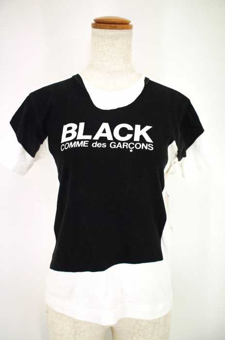 BLACK COMME des GARCONS （ブラックコムデギャルソン） AD2008 mini tee print Tshirts プリントTシャツ レディース トップス