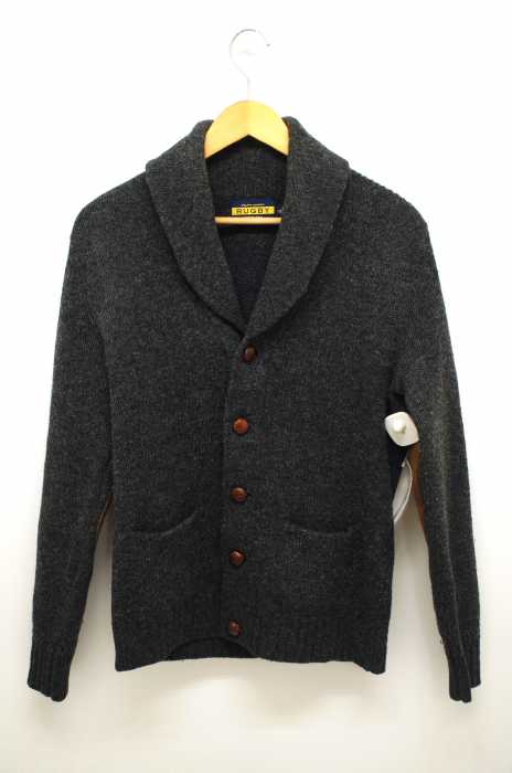 RALPH LAUREN RUGBY (ラルフローレンラグビー) ニット エルボーパッチ ショールカラー メンズ トップス