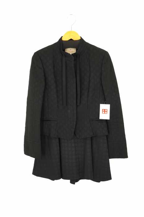 TRUSSARDI（トラサルディ） スタンドカラージャケット&フレアスカート レディース セットアップ