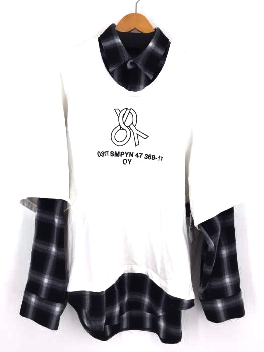 OY(オーワイ) OVERSIZE LAYERED CHECK SHIRTS メンズ トップス