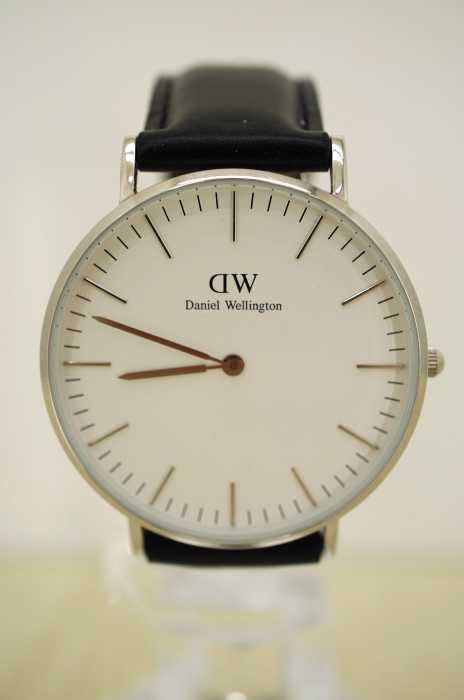 daniel welington () Water resistant 3ATM レザーベルト腕時計 メンズ ファッション雑貨