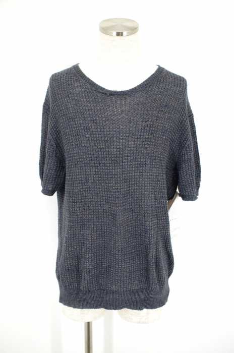 UNITED ARROWS green label relaxing （ユナイテッドアローズグリーンレーベルリラクシング） LINEN ワッフル サマーニット メンズ トップス