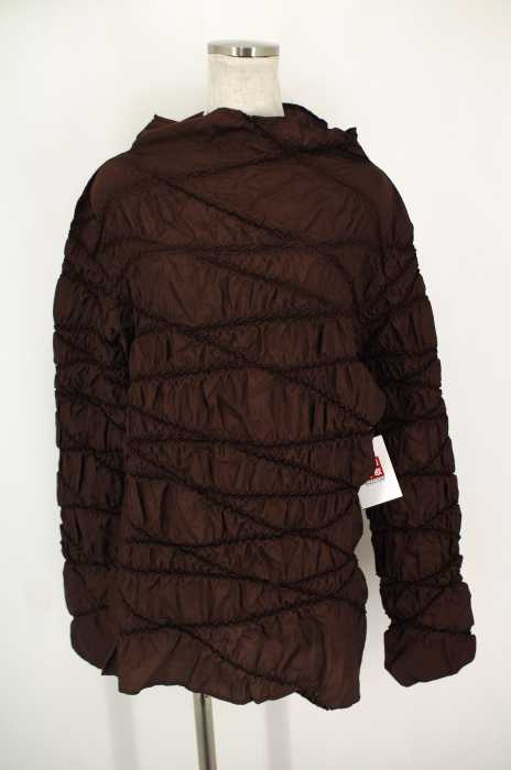 peplum () シワ加工タートルネックロングスリーブトップス レディース トップス