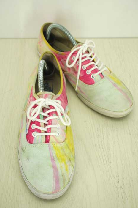 VANS （バンズ） 総柄オーセンティックスニーカー メンズ シューズ