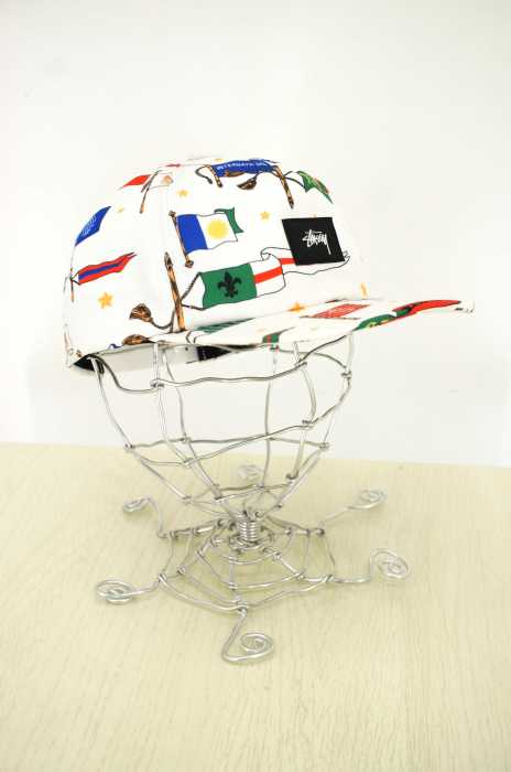STUSSY (ステューシー) 国旗総柄 メンズ 帽子