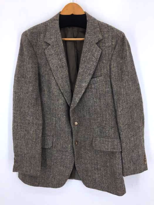 USED古着(ユーズドフルギ) BROOKS CLOTHIERS 2B ヘリンボーン テーラードジャケット メンズ アウター