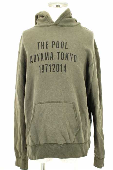 the POOL aoyama () プルオーバープリント入りスウェットパーカー メンズ トップス