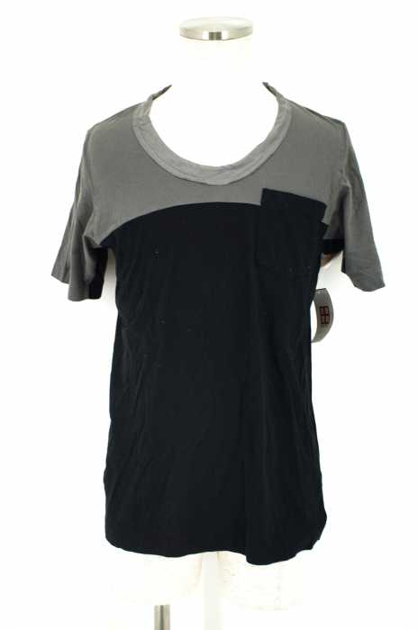 Sacai （サカイ） Uネックバイカラーカットソー メンズ トップス